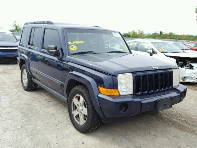 1J8HG48N76C198419 - 2006 JEEP COMMANDER Mavi foto 1