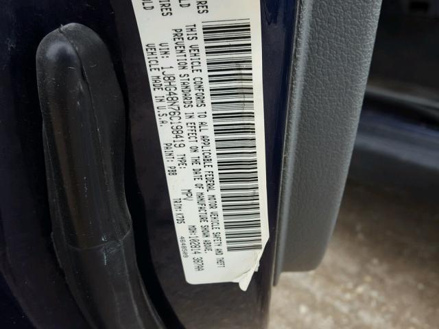 1J8HG48N76C198419 - 2006 JEEP COMMANDER Mavi foto 10