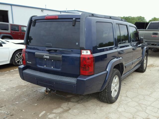1J8HG48N76C198419 - 2006 JEEP COMMANDER Mavi foto 4