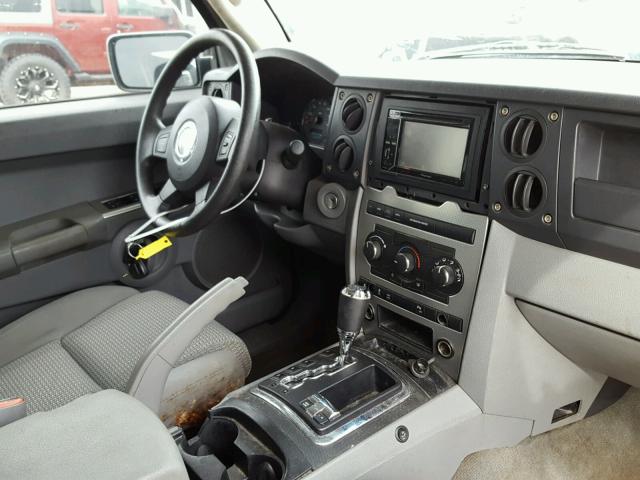 1J8HG48N76C198419 - 2006 JEEP COMMANDER Mavi foto 9