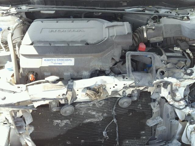 1HGCR3F9XEA035898 - 2014 HONDA ACCORD TOU WHITE photo 7