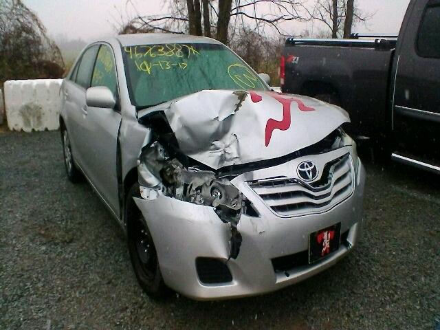 4T4BF3EK6AR021269 - 2010 TOYOTA CAMRY BASE SILVER photo 1