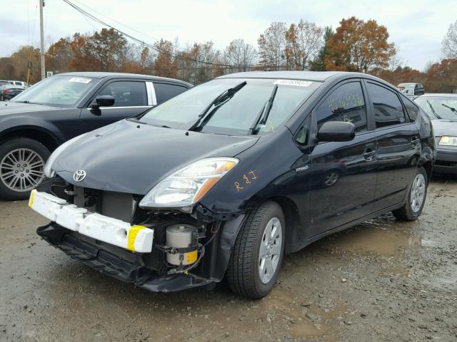 JTDKB20U573286051 - 2007 TOYOTA PRIUS BLACK photo 2