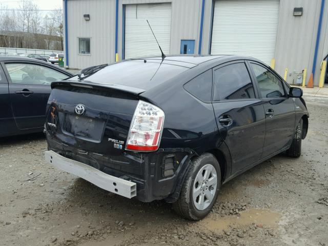 JTDKB20U573286051 - 2007 TOYOTA PRIUS BLACK photo 4