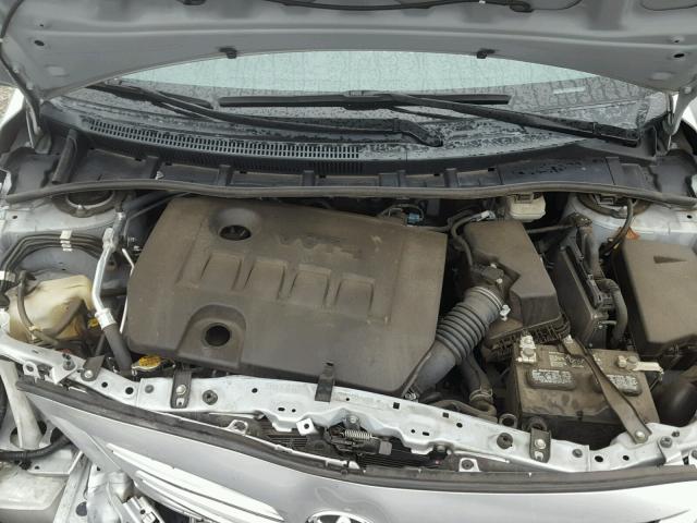 2T1BU4EE1DC963610 - 2013 TOYOTA COROLLA BA SILVER photo 7