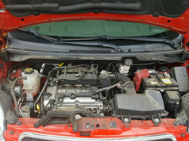 KL8CD6S90FC732659 - 2015 CHEVROLET SPARK 1LT RED photo 7