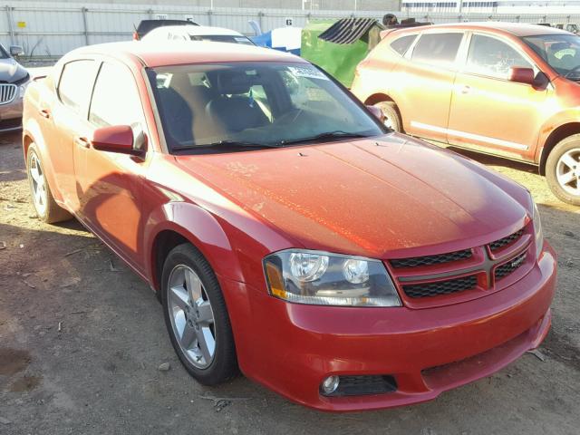 1C3CDZCB0DN548614 - 2013 DODGE AVENGER SX MAROON photo 1