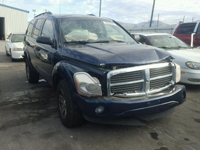 1D4HB48N95F598648 - 2005 DODGE DURANGO SL BLUE photo 1