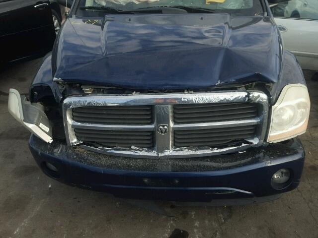 1D4HB48N95F598648 - 2005 DODGE DURANGO SL BLUE photo 7