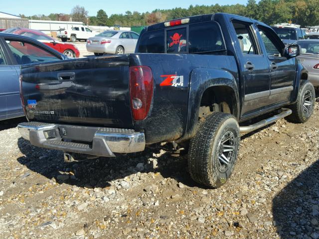 1GCDT136768252983 - 2006 CHEVROLET COLORADO BLACK photo 4