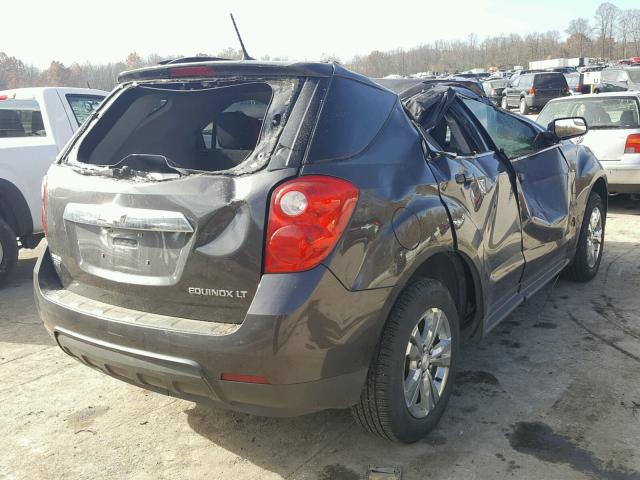 1GNFLEEK4DZ126623 - 2013 CHEVROLET EQUINOX LT GRAY photo 4