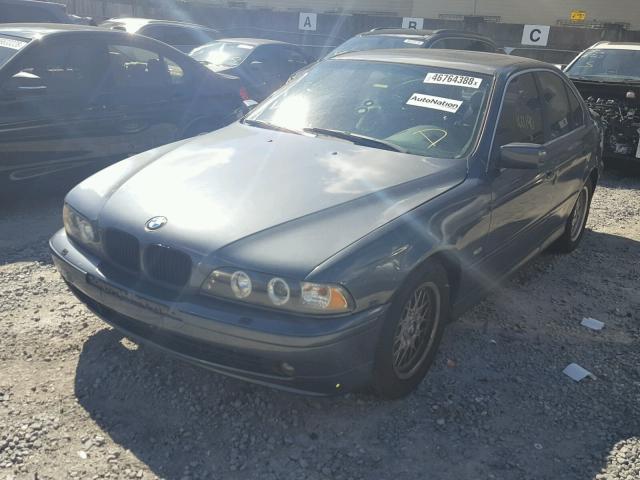 WBADT43421GX24731 - 2001 BMW 525 I AUTO BLUE photo 2