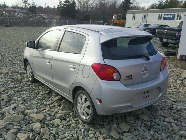 ML32A4HJ5EH015213 - 2014 MITSUBISHI MIRAGE ES GRAY photo 3