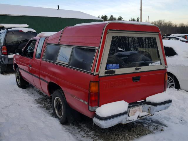 1N6SD16S4LC423384 - 1990 NISSAN D21 KING C RED photo 3