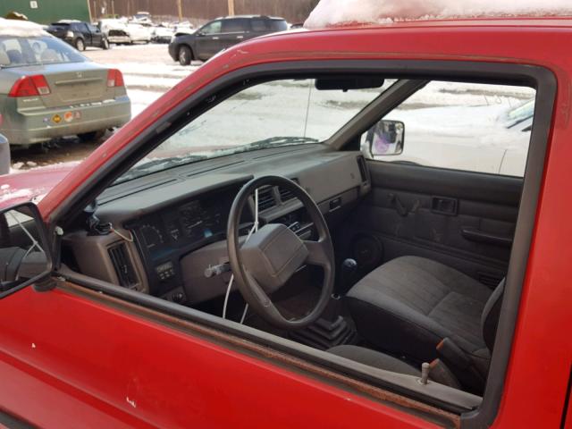 1N6SD16S4LC423384 - 1990 NISSAN D21 KING C RED photo 9