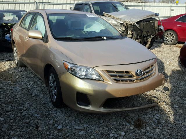 2T1BU4EEXDC013326 - 2013 TOYOTA COROLLA BA BEIGE photo 1