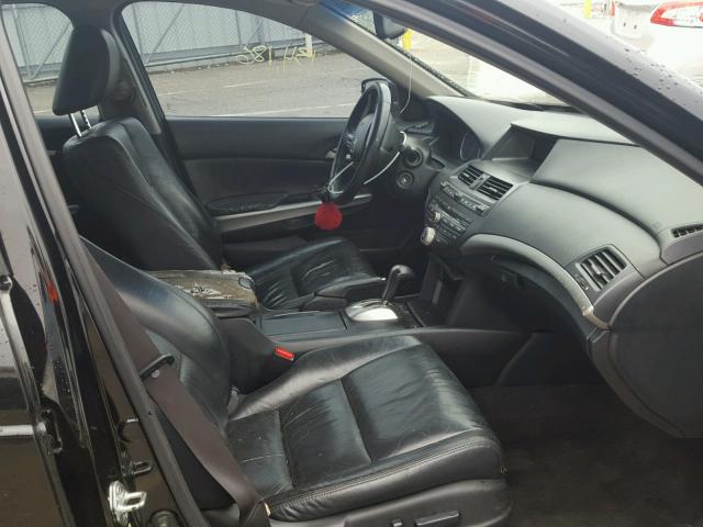 1HGCP36809A019373 - 2009 HONDA ACCORD EXL BLACK photo 5