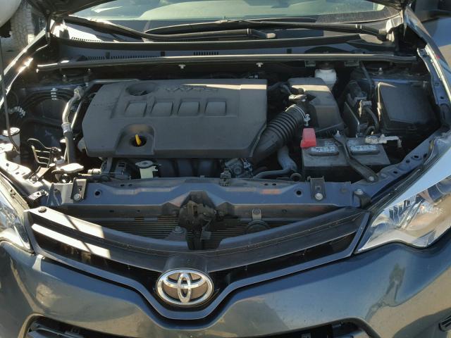 2T1BURHE5GC573252 - 2016 TOYOTA COROLLA L GRAY photo 7