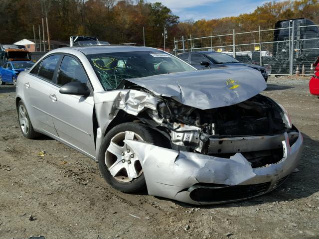 1G2ZG58B074127084 - 2007 PONTIAC G6 BASE SILVER photo 1