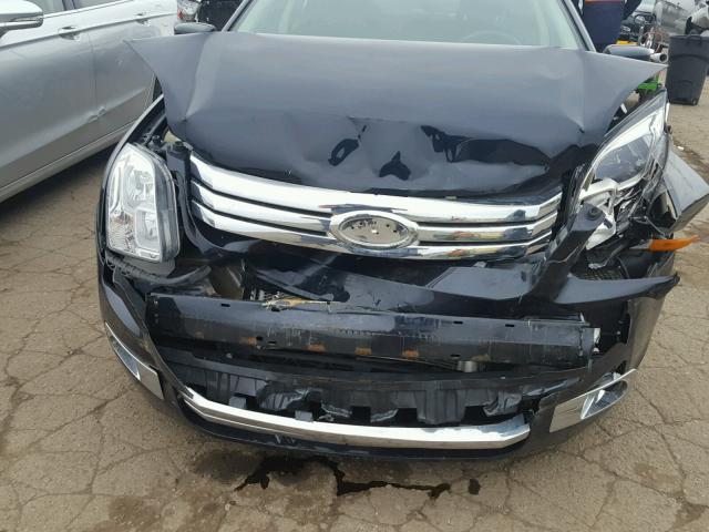 3FAHP08188R218314 - 2008 FORD FUSION SEL BLUE photo 7