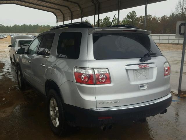 1GKER23D89J110120 - 2009 GMC ACADIA SLT ვერცხლისფერი ფოტო 3