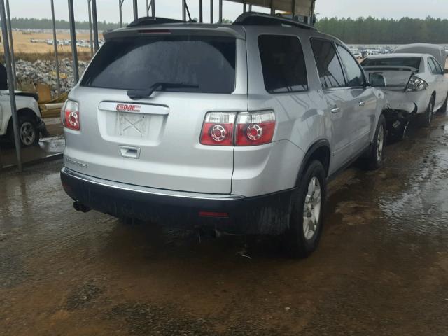 1GKER23D89J110120 - 2009 GMC ACADIA SLT SILVER photo 4