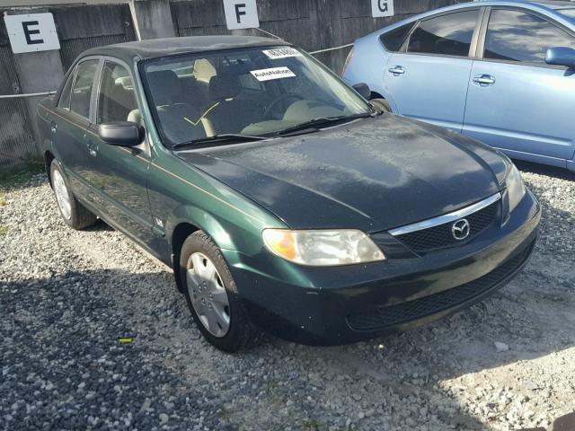 JM1BJ225610413987 - 2001 MAZDA PROTEGE LX GREEN photo 1