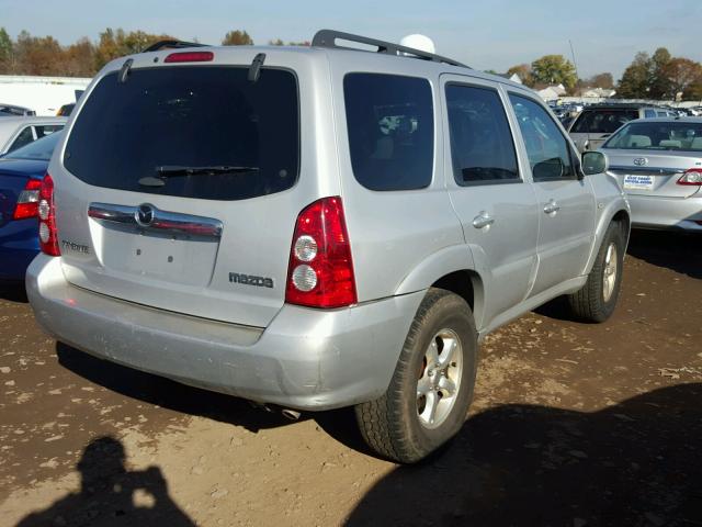 4F2CZ96125KM36755 - 2005 MAZDA TRIBUTE S SILVER photo 4