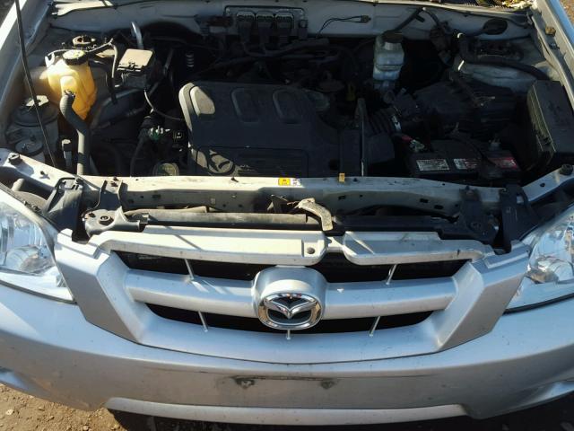 4F2CZ96125KM36755 - 2005 MAZDA TRIBUTE S SILVER photo 7