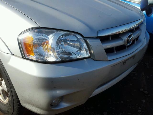 4F2CZ96125KM36755 - 2005 MAZDA TRIBUTE S SILVER photo 9