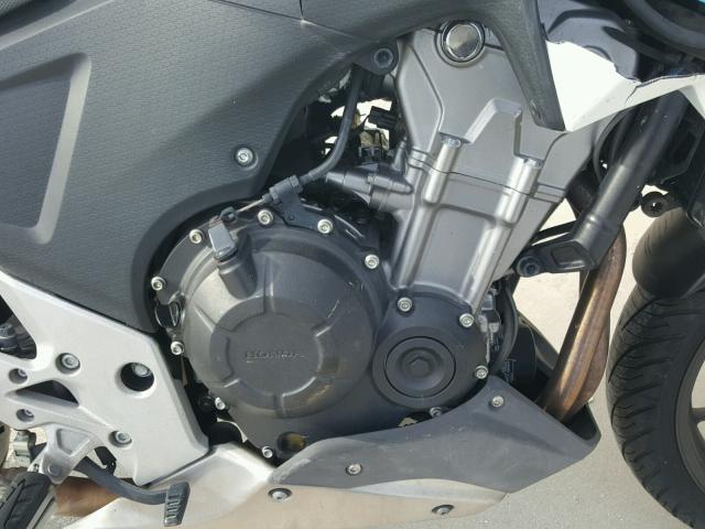 MLHPC4661E5100348 - 2014 HONDA CB500 X WHITE photo 7