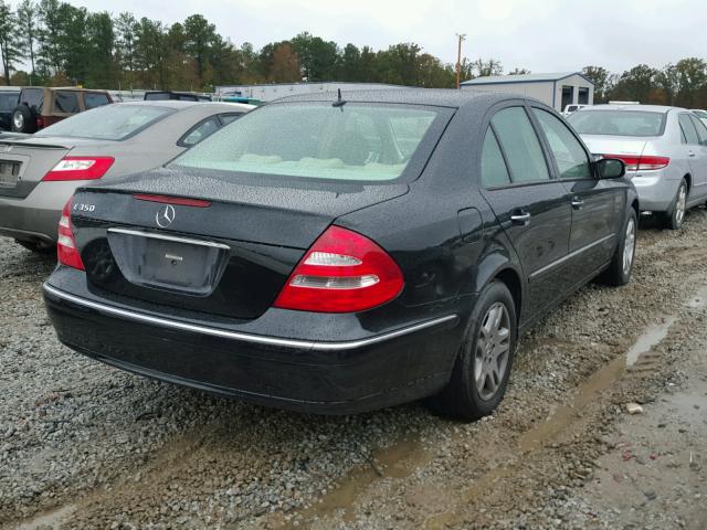 WDBUF56J06A793606 - 2006 MERCEDES-BENZ E 350 BLACK photo 4