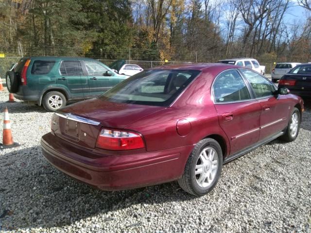 1MEFM55S25A626994 - 2005 MERCURY SABLE LS P RED photo 4