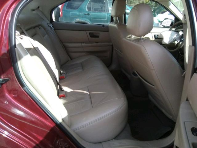 1MEFM55S25A626994 - 2005 MERCURY SABLE LS P RED photo 6