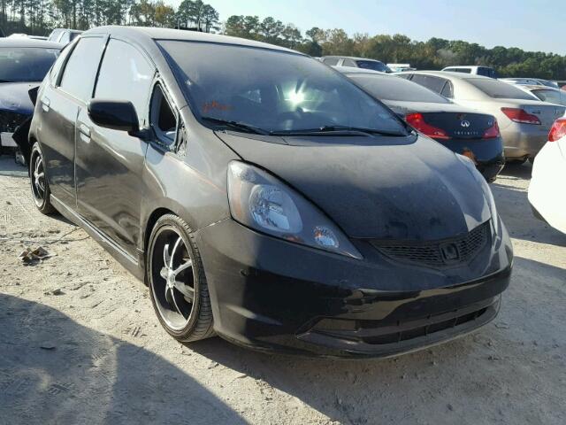 JHMGE88649S014166 - 2009 HONDA FIT SPORT BLACK photo 1