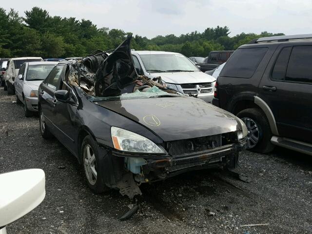 1HGCM56824A007626 - 2004 HONDA ACCORD EX BLACK photo 1