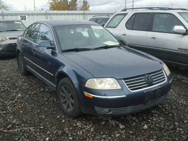 WVWPD63B34P325743 - 2004 VOLKSWAGEN PASSAT GLS BLUE photo 1