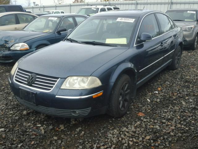 WVWPD63B34P325743 - 2004 VOLKSWAGEN PASSAT GLS BLUE photo 2