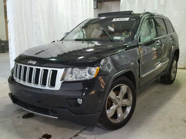 1J4RR6GG1BC654990 - 2011 JEEP GRAND CHER BLACK photo 2