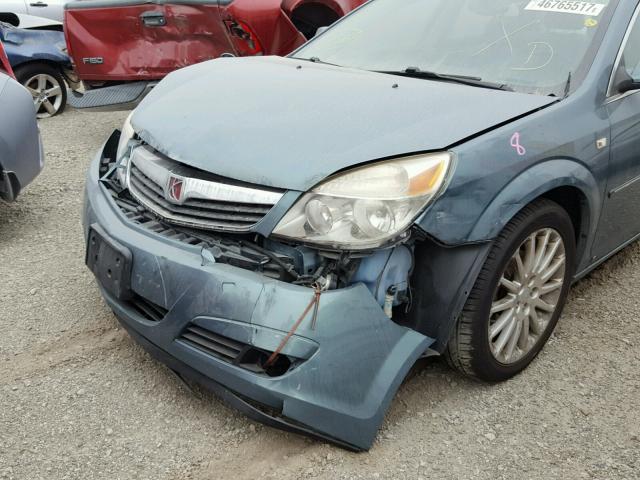 1G8ZX57779F200767 - 2009 SATURN AURA XR BLUE photo 9