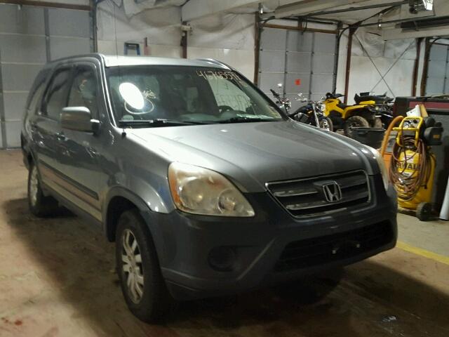 JHLRD78815C028672 - 2005 HONDA CR-V EX ნაცრისფერი ფოტო 1