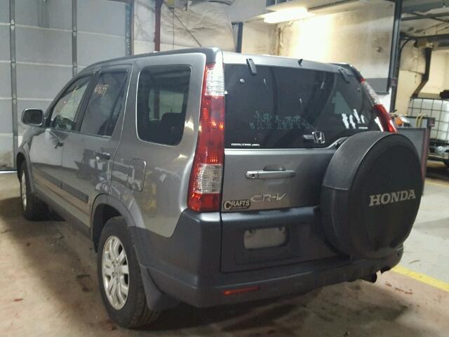 JHLRD78815C028672 - 2005 HONDA CR-V EX GRAY photo 3