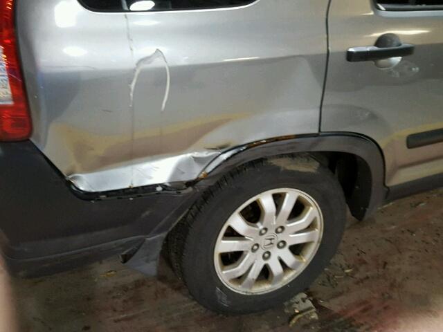 JHLRD78815C028672 - 2005 HONDA CR-V EX ნაცრისფერი ფოტო 9