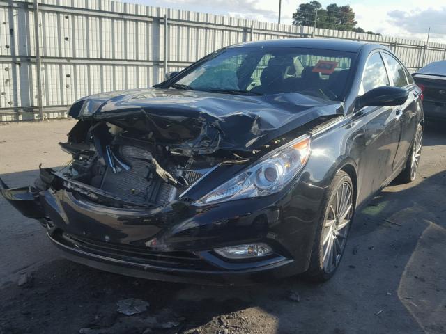 5NPEC4ABXDH645171 - 2013 HYUNDAI SONATA SE BLACK photo 2