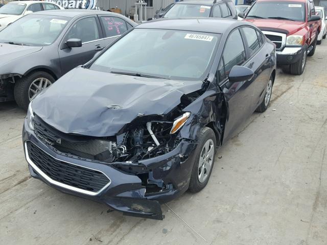 1G1BC5SM1G7251679 - 2016 CHEVROLET CRUZE LS BLACK photo 2