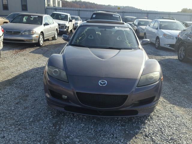 JM1FE173960205519 - 2006 MAZDA RX8 GRAY photo 9