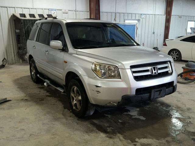 5FNYF18696B002033 - 2006 HONDA PILOT EX SILVER photo 1