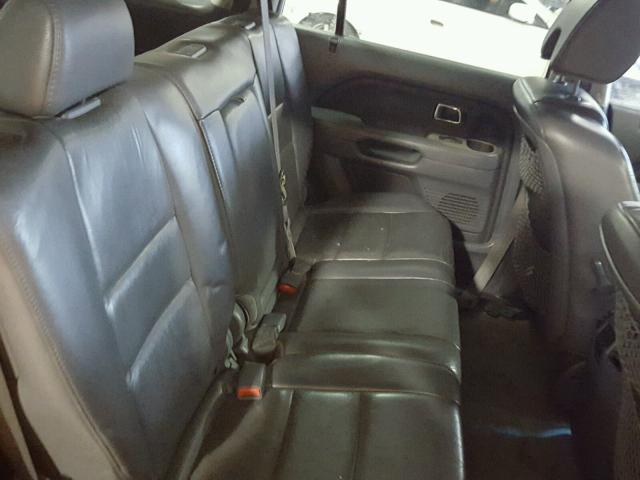 5FNYF18696B002033 - 2006 HONDA PILOT EX SILVER photo 6