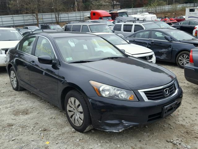 1HGCP26368A081180 - 2008 HONDA ACCORD LX BLACK photo 1