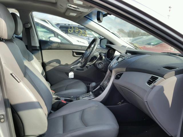 KMHDH4AE2DU524126 - 2013 HYUNDAI ELANTRA GL SILVER photo 5